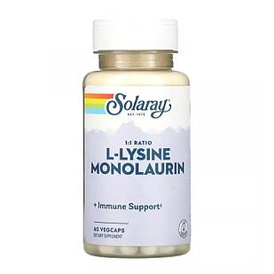 L-лізин Монолаурин (L-Lysine Monolaurin) 60 капсул SOR-35281