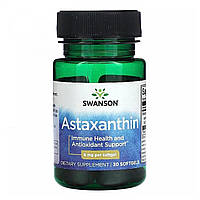 Астаксантин (Astaxanthin) 8 мг 30 капсул SWV-02846