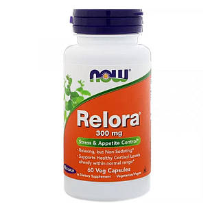 Релора (Relora) 300 мг 60 капсул NOW-03342