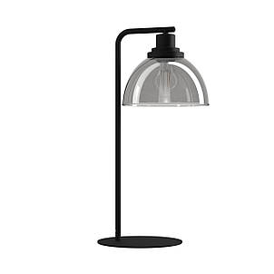 Настільна лампа з плафоном Е27 чорний метал/скло 26.5х50.5 см, фото 2