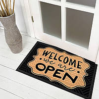 Дверний килимок Ми відкриті! Заходьте