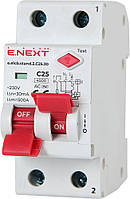 Выключатель дифференциального тока e.elcb.stand.2.C25.30, 2р, 25А, C, 30мА с разделенной рукояткой