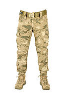 Плотные тактические штаны. Койот (камуфляж), Турция Bikatex/Combat, S, m, l