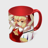 Кружка с принтом Touhou Project Flandre Cute 330 мл (цвет чашки на выбор)