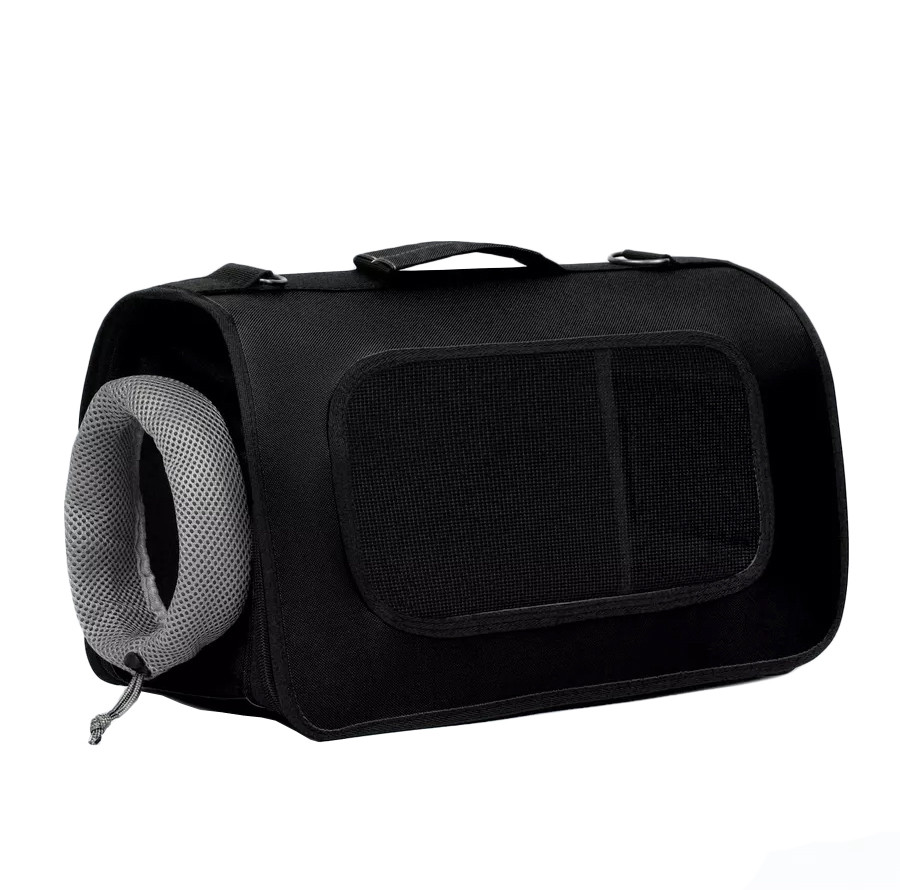 Сумка переноска для котів та собак L 52x22x29 см CosmoPet CP-11 Black