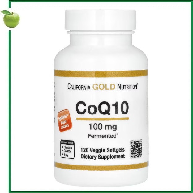Коэнзим Q10, 100 мг, 120 растительных капсул, California Gold Nutrition ...