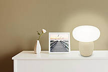 Настільна лампа керамічна скляний плафон 1 лампа Е27 30х27.5см, фото 4