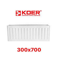 Радиатор стальной 22 300*700 KOER