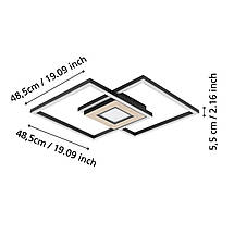 Світильник під стелю з білим плафоном LED module 2700-6500K метал/пластик 48.5х5.5 см, фото 5