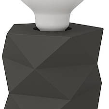 Настільна лампа на 1 плафон Е27 сірий бетон 10х12 см, фото 3