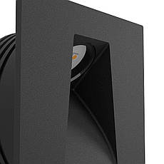 Точковий світильник чорний LED module 3000К сталь сталь 8х8х3 см, фото 3