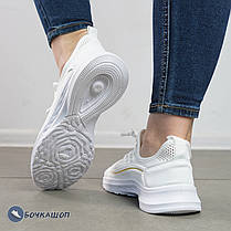 Кросівки жіночі білі сітка на літо, фото 5