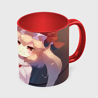 Кружка с принтом Touhou Project Flandre Cute 330 мл (цвет чашки на выбор)