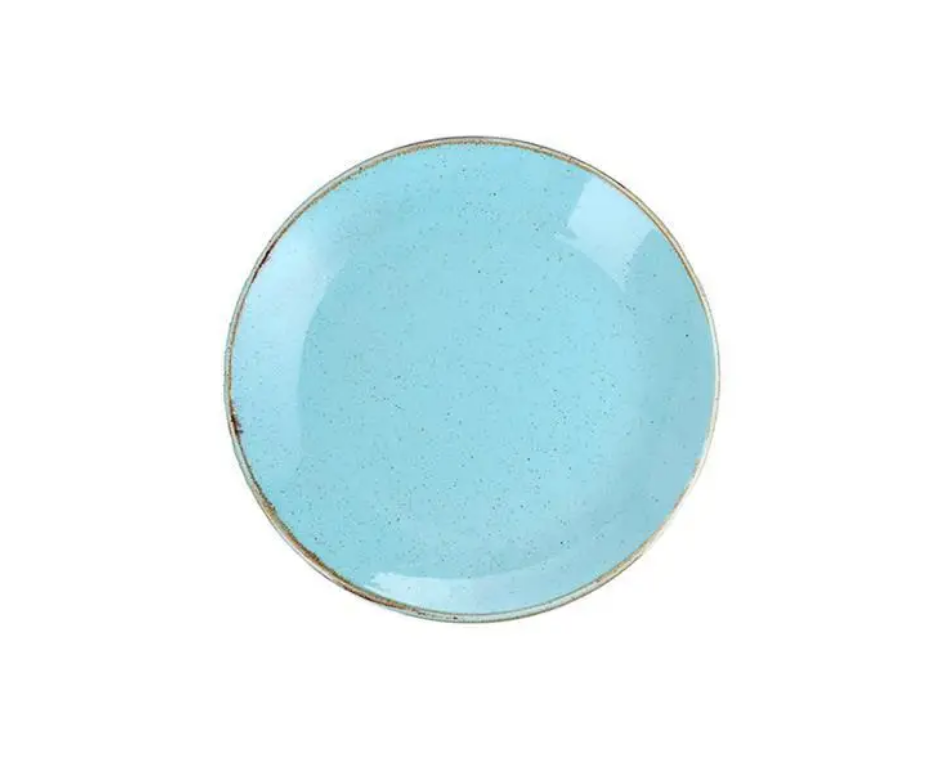 Тарілка дрібна кругла Turquoise порцелянова Porland 240мм 187624/T