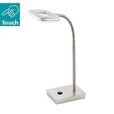 Настільна лампа пластикова біла 4Вт 3000K теплий колір світіння 37х9х12.5 см, фото 3