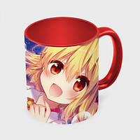 Кружка с принтом Touhou Project Flandre Cute 330 мл (цвет чашки на выбор)