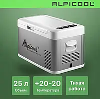 Кемпинговый холодильник на 25 л Холодильник в дорогу Alpicool (Портативные холодильники)