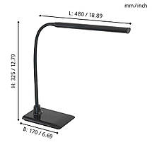 Настільна лампа LED Module 4000K чорний пластик 48х32.5 см, фото 4
