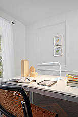 Настільна лампа пластикова біла LED Module 4000K 4000K 48х32.5 см, фото 2