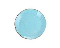 Тарелка мелкая фарфоровая Porland круглая Turquoise 240мм 187624/T