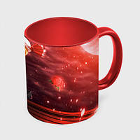 Кружка с принтом Touhou Project Flandre cute happy 330 мл (цвет чашки на выбор)