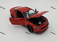 Model from Welly 2015 Ford Mustang GT, 1:24 scale, червоний, вік 3+