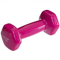 Гантель для фитнеса с виниловым покрытием MODERN 1 кг, Розовый