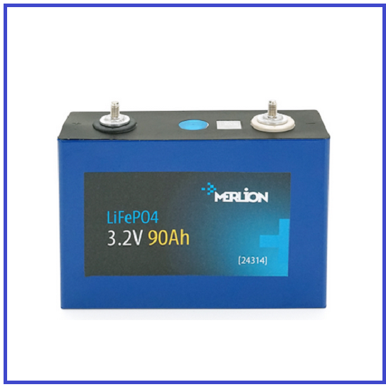 Осередок Merlion 3.2V 90AH для складання LiFePo4 акумуляторів (160х50х115(133), фото 1