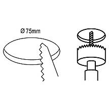 Світильник, що вбудовується білий/чорний 7.7Вт 3000К теплий колір світіння метал пластик 8.6х8.6х2.6 см, фото 4