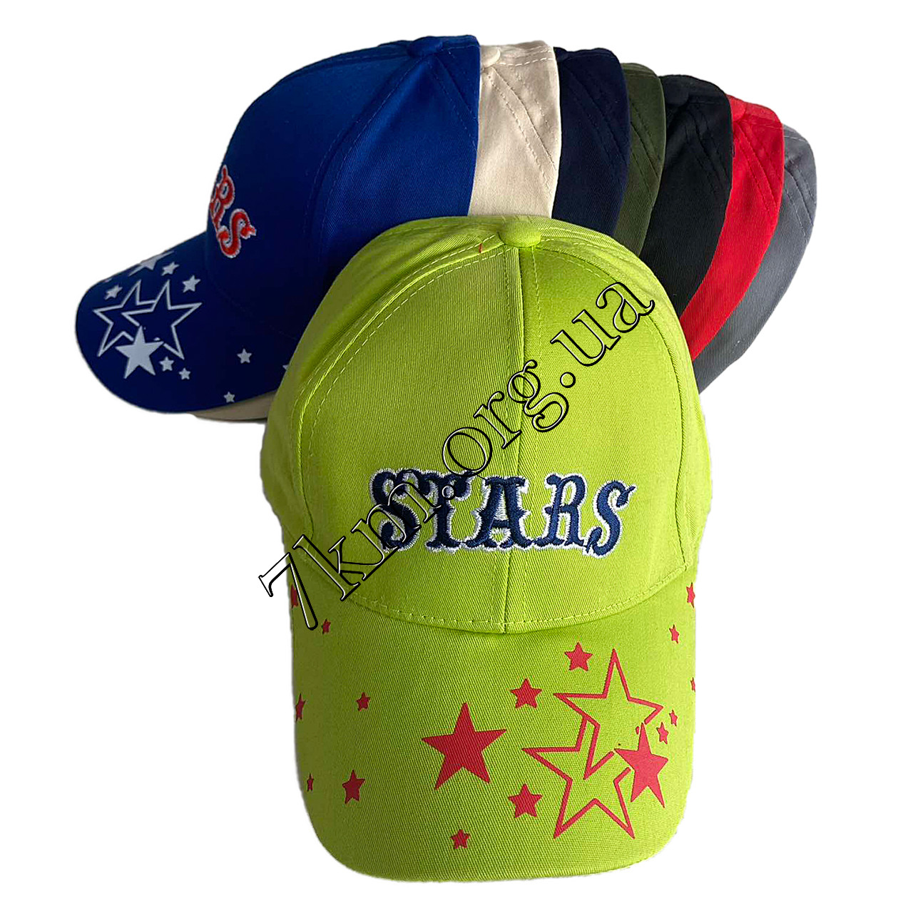 Кепка дитяча бавовна Оптом для хлопчиків 54р. "Stars" Д24