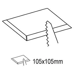 Вбудований світильник білий/сатиновий нікель 4000К нейтральний колір свічення 11.7х11.7х2.6 см, фото 2