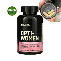 Optimum Nutrition, Opti-Women, Опті-вумен, мультивітамінний комплекс для жінок, 120 капсул