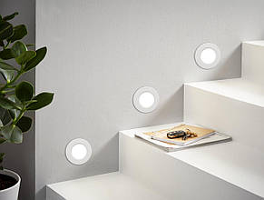 Вбудований світильник білий 4000К нейтральний колір світіння 8.6х2.6 см, фото 2