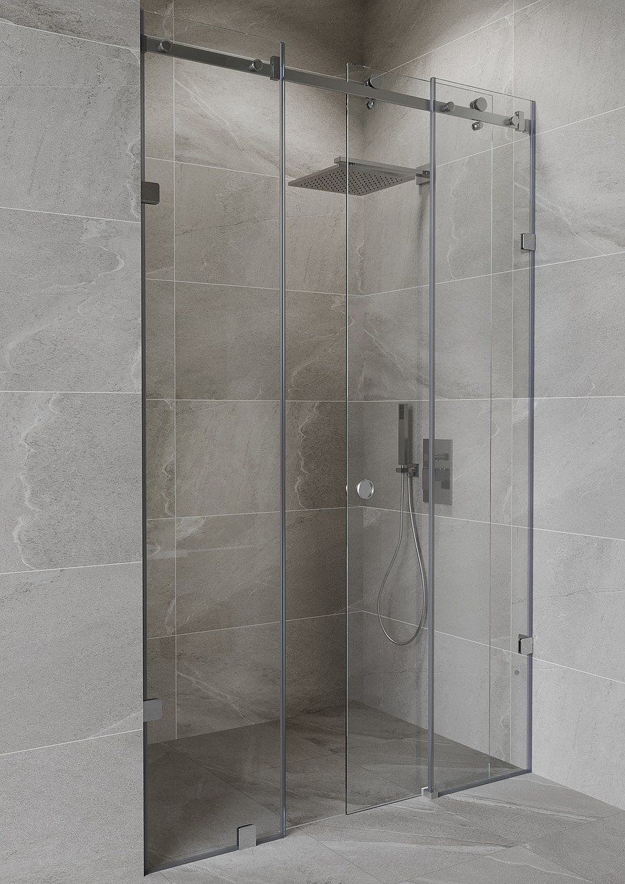 Розсувні душові двері (розсувні душова), фото 1