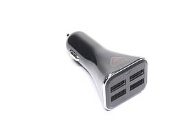 Автомобільний зарядний пристрій 4USB (12 / 24V - 5V 4,8A), чорне  ARM-AZ01