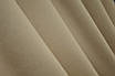 Комплект (2шт. 1,5х2,7м.) штор на люверсах із тканини мікровелюр SPARTA. Колір бежевий. Код 1192ш 37-0162, фото 6