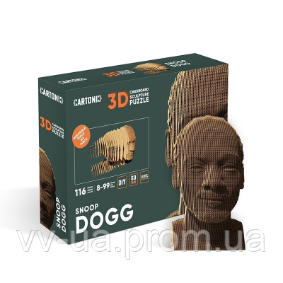 3D пазл скульптурний Cartonic Snoop Dogg (CARTMSND)