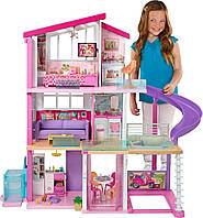 Игровой набор дом мечты Барби 3 этажа с лифтом и горкой Barbie Dreamhouse GNH53 оригинал