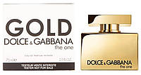Женские духи Dolce & Gabbana The One Gold Tester (Дольче Габбана Зе Ван Голд)Парфюмированная вода 75 ml Тестер