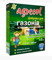 Добриво для газону Agrecol NPK 19-5-9 + магній і залізо (1,2 кг)