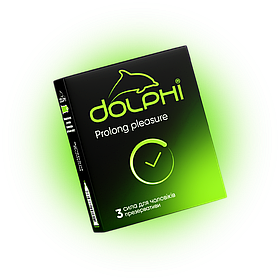Презервативи Dolphi Prolong pleasure 3шт