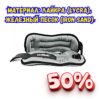 Атлетичні петлі, лямки та напульсники Обтяжувач манжета Вантажі на руки та ноги LiveUp WRIST/ANKLE WEIGHT