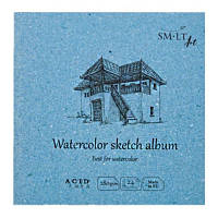 Альбом для акварели Smiltainis Authentic Layflat 14x14 см, 280 г/м2, 24 л. (FB-24(280))