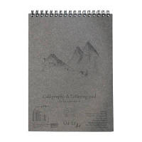 Альбом для каллиграфии и леттеринга Smiltainis Authentic на спирали, А5, 100 г/м2, 50 л., белая бумага