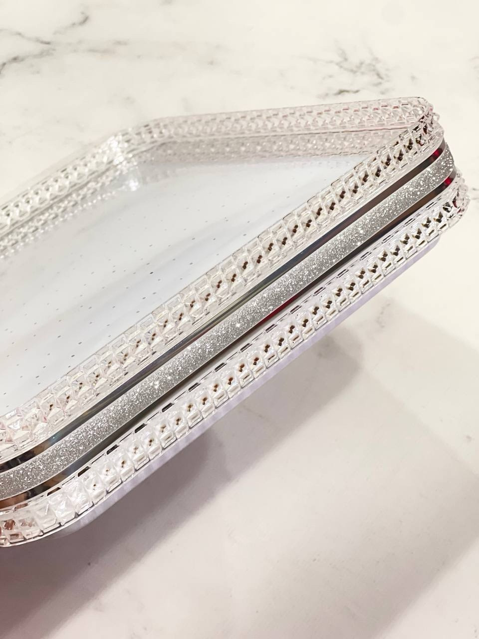 Світильник стельовий THE LIGHT Кришалевий Квадрат 24W 1920Lm 4500К TL70126, фото 1