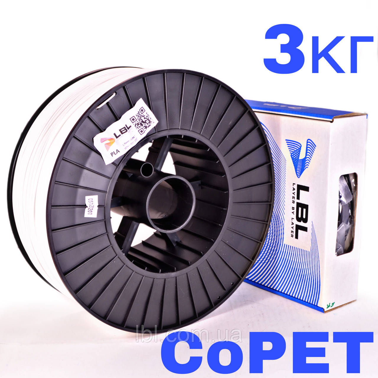 CoPET пластик для 3D принтера 3.0 кг / 960 м / 1.75 мм / Коричневый - фото 3 - id-p2127002859