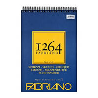 Альбом для рисунка и эскизов Fabriano 1264 Sketch на спирали, А3, 90 г/м2, 120 л., слоновая кость (19100639)