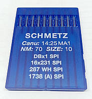 Иглы Shmetz DB-1 - 10-70 SPI c особо острым острием