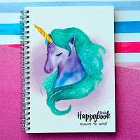 Блокнот Figasse HappyBook Планируй и Мечтай, Единорог (ХПМ0005)