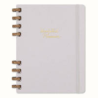 Щотижневик Moleskine недатований Spiral, великий, тверда обкл., виноградний (DHUNDSPD2312MWH4)